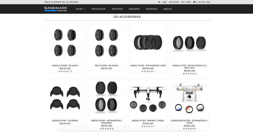 sandmarc review aerial filter