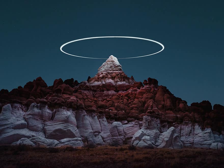 mountain halo drone