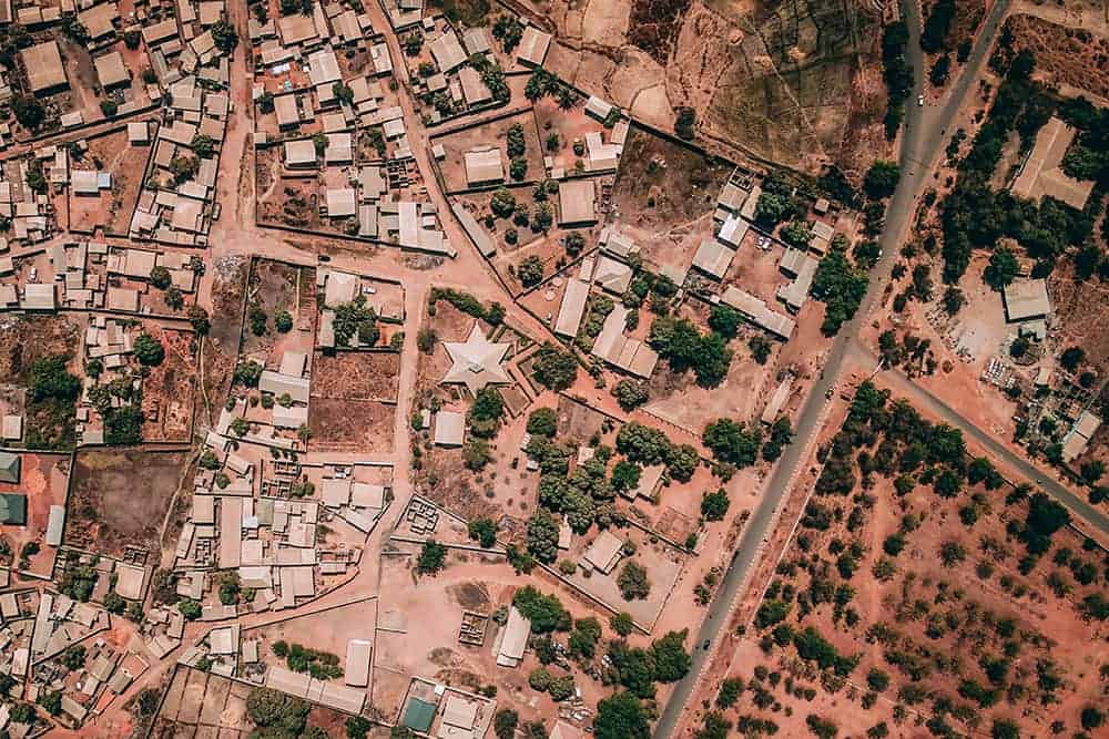 flying a drone in Cameroon