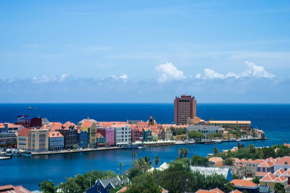 flying a drone in Curacao