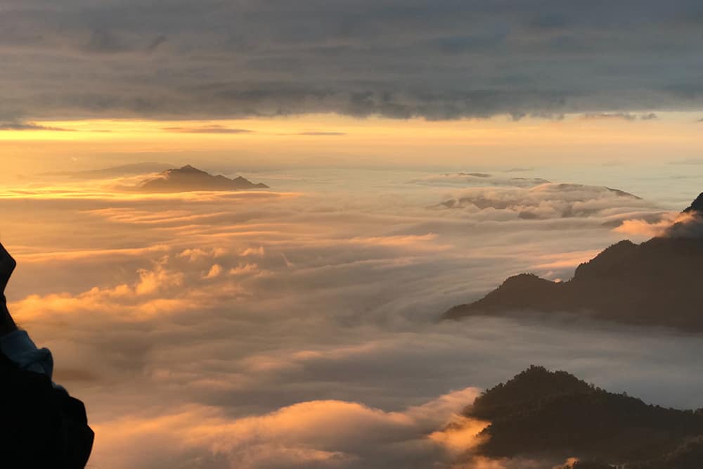 flying a drone in Laos