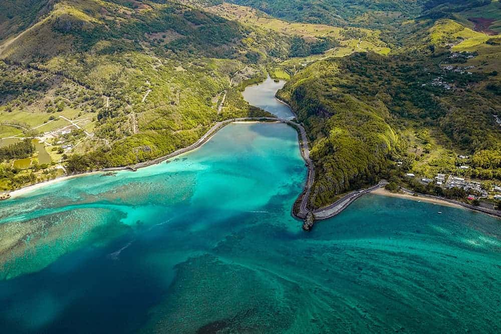 flying a drone in Mauritius