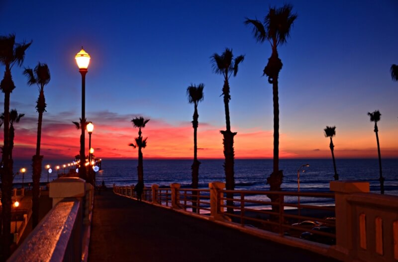 fly drone Oceanside Pier
