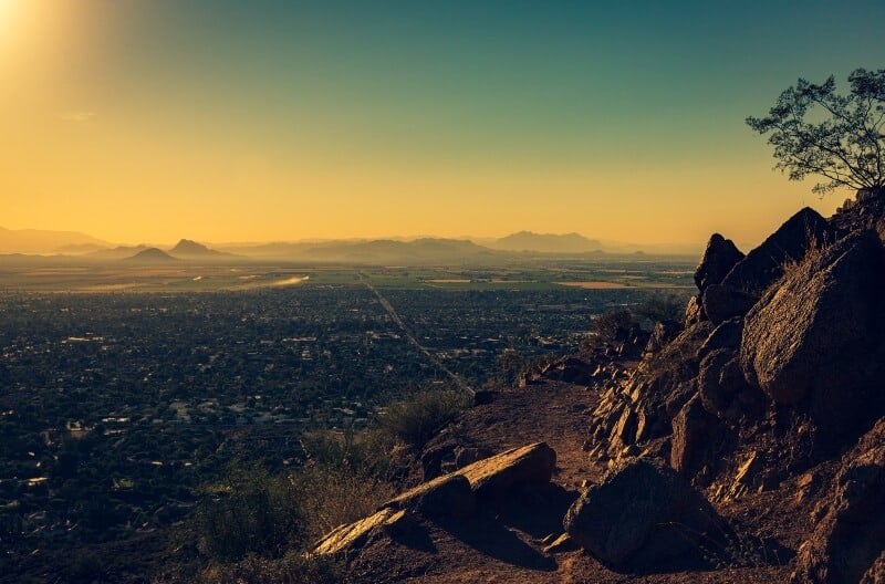 fly drone camelback mountain