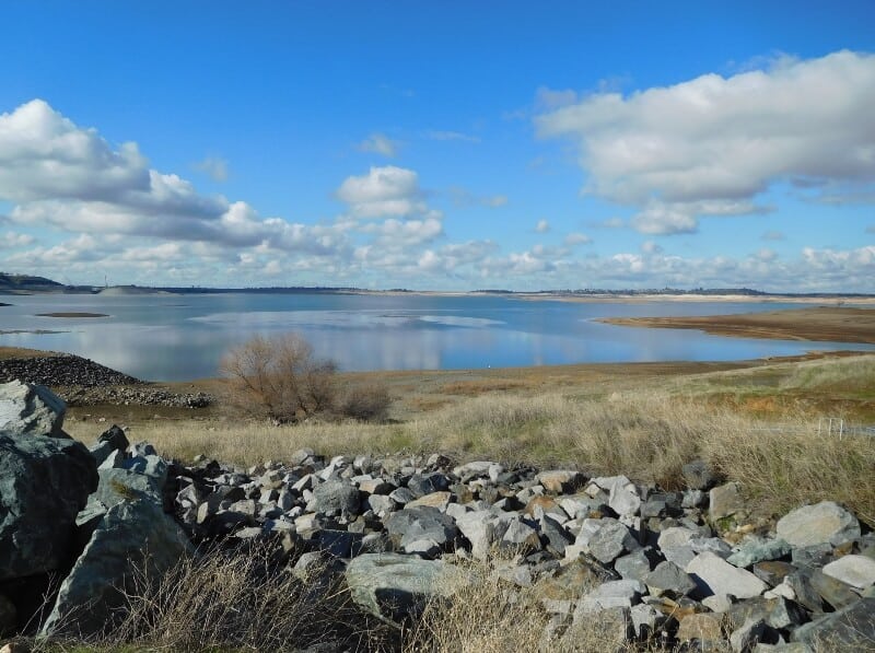 fly drone Folsom Lake