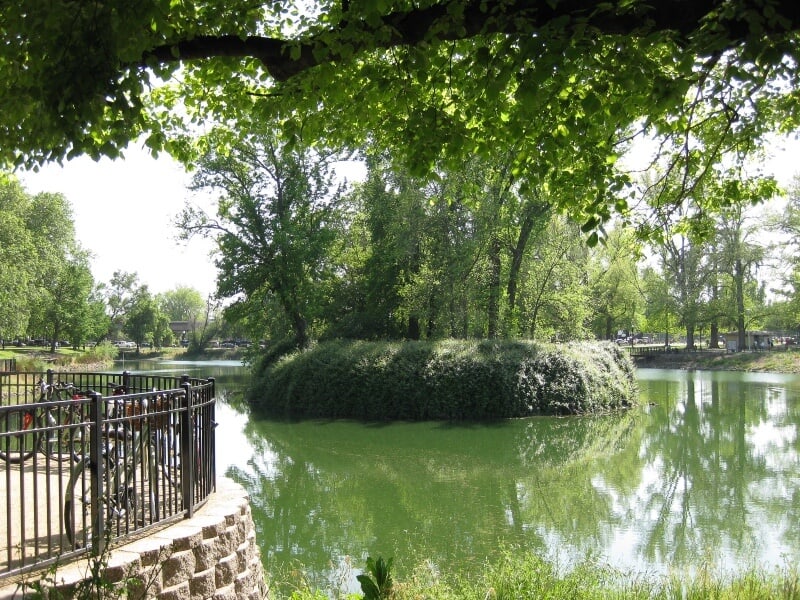 fly drone Southside park