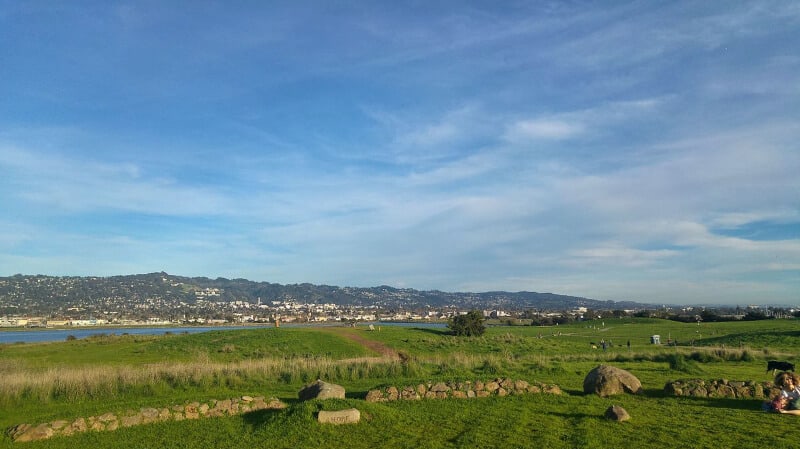 fly drone César Chávez Park