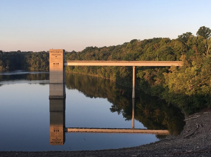 fly drone East Fork State Park