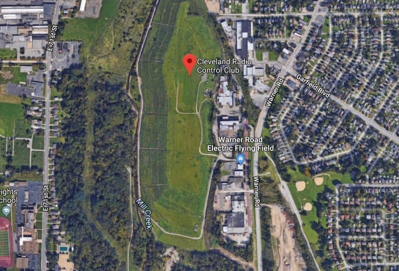 fly drone Warner Road Field (AMA)