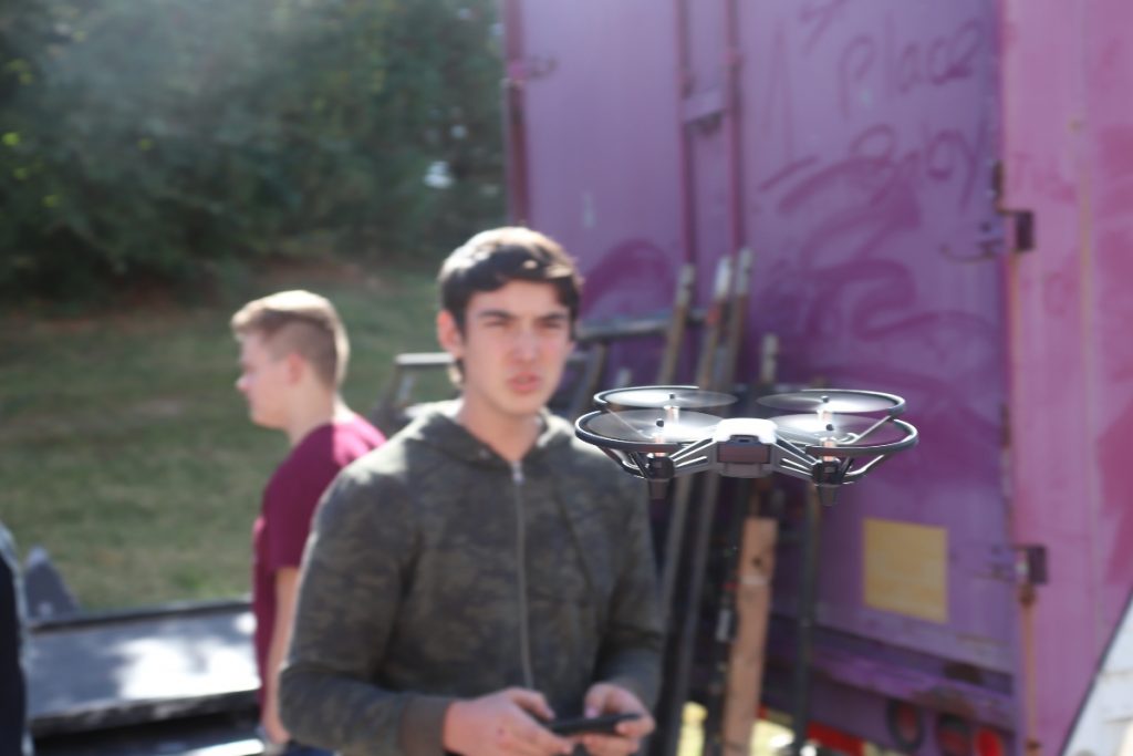 high-school-student-flying-drone