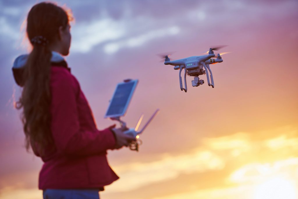 women in tech with drones