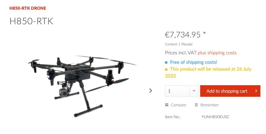 h850-yuneec-price