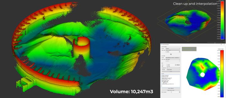 cement-plant-clinker-stockpile-measurement