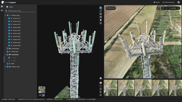 powerline-drone-pix4d